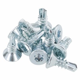Drilling Screw with Countersunk Head Galvanised TX, DIN 7504 (3.5 x 13 mm / Pack of 100)