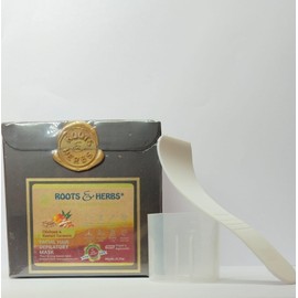 Chickpea & Kasturi Turmeric Facial Hair Removal Powder - For Men & Women, Chin, Jawline & Upper Lips - Depilatory Mask with Ayurvedic Herbs - Roots & Herbs, 2.11oz