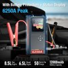 CS02 6250A Peak Jump Starter with Air Compressor, 12000mAh Battery