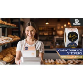 1.5 Inch 500 PCS Thank You Stickers | Thank You Stickers for Small Business |Self-Adhesive & Waterproof Stickers with Beautiful Design | Strong and Durable