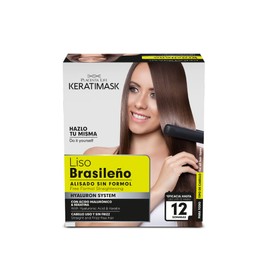 PLACENTA LIFE KERATIMASK HAIR BAZILIAN STRAIGHTENING TREATMENT KIT With Hyaluronic Acid- Keratin Treatment - Get the perfect Smooth- FORMALDEHYDE FREE