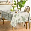Horaldaily Spring Tablecloth 60×104 Inch Rectangular, Plants Wild Fern Beige