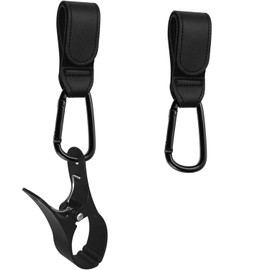 Roczential Shoe Clip, Stroller Hook, Shoe Holder, Shoe Clip, Luggage Hook, Drop Prevention, Anti-Lost, Lightweight, Durable, Suitable for Outdoor Camping, Stroller, Buggy, Bicycle