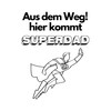 FremiBag "Super Dad" Fabric Bag - Jute Bag Printed with