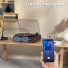cotsoco Vinyl Record Player Turntable with Built-in Bluetooth Receiver &