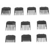 10pcs Hair Clipper Guide Comb Universal Clear Number Guide Comb