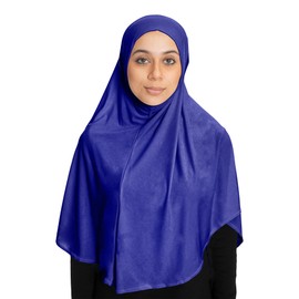 TheHijabStore.com Women's 1 Piece Amira Instant Hijab Ready to Wear Soft Head Wrap - Muslim Head Scarf Pull on Headwear