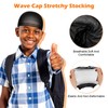 12 Pcs Stocking Wave Cap for Kid Stretchy Nylon Skull
