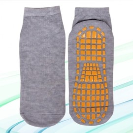 Non-slip Pilates Socks Premium Yoga Socks for Home Workouts Workout Black T 5ea