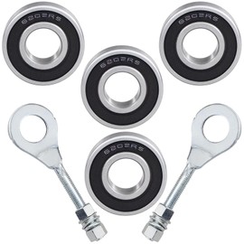 Amavoler Front Rear Mini Bike Wheel Bearing Fit for Predator 212cc Coleman CT200U CT200U-EX BT200X Baja Warrior MB200 MB165 Massimo Hensim 196cc 6.5hp Motor 6202RS Mini Bike Parts.