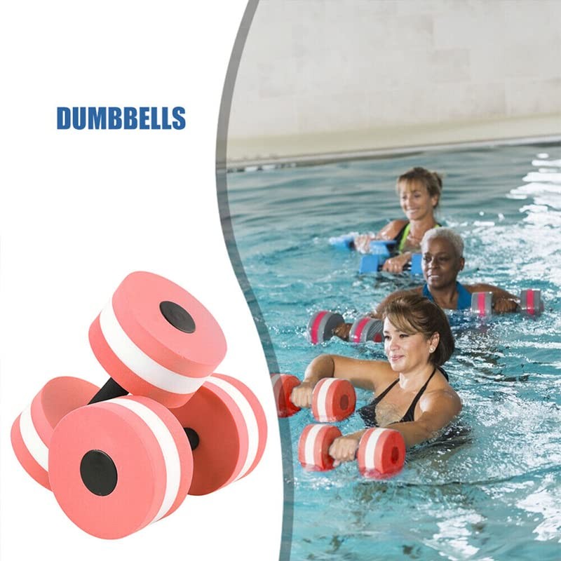 Aquatic Exercise Dumbbells for Water Aerobics, Foam Barbells, Pool Fitness