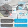 Yazoni 2-in-1 Sponge Holder for Kitchen Sink, Suction Cup Sponge
