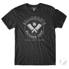 Shirtnado Swanson's Butcher Shop Black