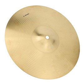 Bnineteenteam 12 inch Crash Cymbal Durable Brass Crash Cymbal Musical Instrument Accessory for Drum Set