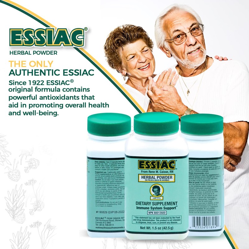 Essiac ESSIAC? All-Natural Herbal Tea Powder C 42.5g Bottle |