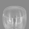 Anmire Clear Seeded Glass Shade, Modern Light Fixture Replacement Globe