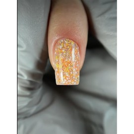 kodi professional Cover Base Crystal Drops Reflective flakes shimmer coat gel (Cover Base Crystal Drops 10, 7ml)