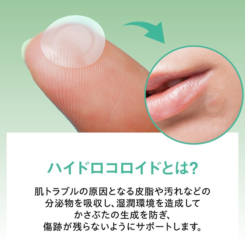 OK CICA Clear Patch 36-Piece Hydrocolloid Patch Spot Patch Point
