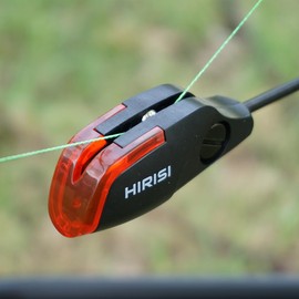 Hirisi Tackle Carp Fishing Swingers, LED Alarming, Bite Indicator Set Red Yellow Blue Green 4 In Case