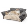 BUMUBI Washable Pet Sofa Bed - Comfortable Supportive Cat Couch