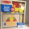 Melissa & Doug Pattern Pictures 120 Wooden Blocks & 4