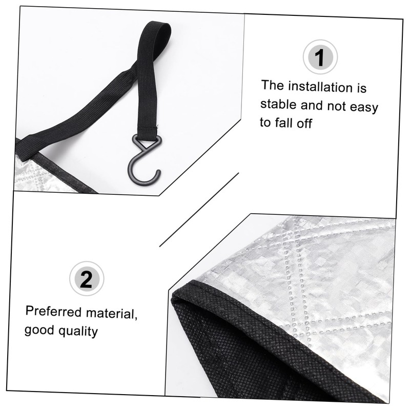Alipis Car Shield Vehicle Window Shield Auto Windscreen Cover Made