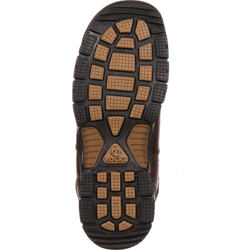 ROCKY Mobilite Waterproof Work Boot Size 15(WI) Brown