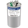 Tnisesm 45+7.5uF 45/7.5 MFD ±6% 370V/440V AC CBB65B Capacitor Dual