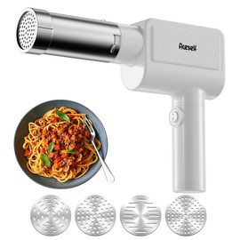 Pasta Maker, Portable Electric Pasta Maker Machine, All-in-one Cordless Pasta Machine, Automatic Noodle Maker with Shaping Molds and Cutter, Homemade Spaghetti Maker