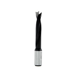 CDBP 8mm Diameter Carbide Tipped Brad Point Boring Bit Dowel Drill Bits 8mm Dia x 70mm Long x 10mm Shank, Right Hand Rotation