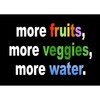 CafePress Healthy Diet Reminder Magnet Rectangle Magnet, 3"x2" Refrigerator Magnet