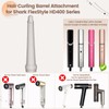 AFDD Conical Long Hair Curling Barrel Attachment Compatible with Shark