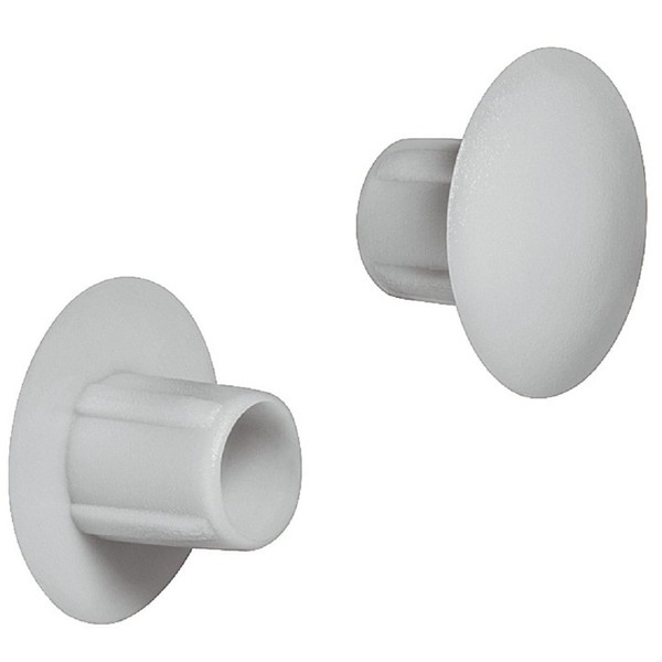 Gedotec Screw Covers Grey Furniture Cover Caps for Push-in Blind