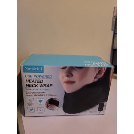 NuvoMed New Heated Neck Wrap, USB powered, 4 levels of heat, neck support