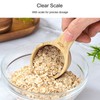 4PCS Measuring Cups Set Clear Scale Comfortable Handle Rounded Edges