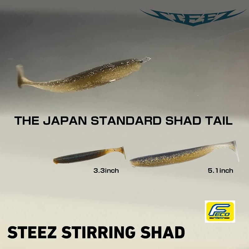 DAIWA Steez Stirring Shad, Rubber Crab, 13.0 cm, 18.0 g,