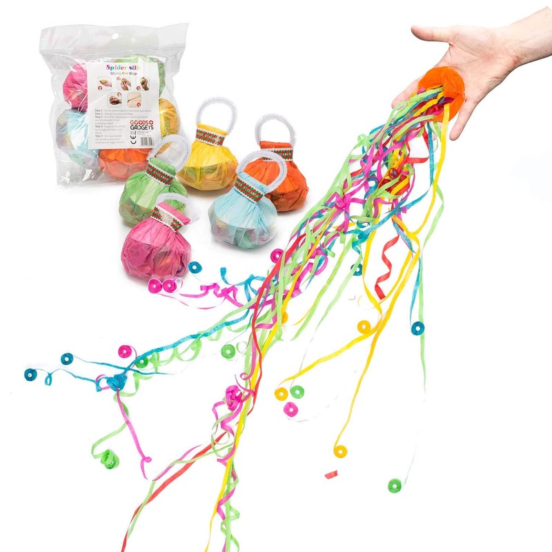 Party Popper 5 x Streamer Bomb, Confetti Cannon Garlands, Spectacular