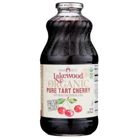 Lakewood Pure Tart Cherry, Fresh Pressed, (32 Fl Oz (Pack of 6))