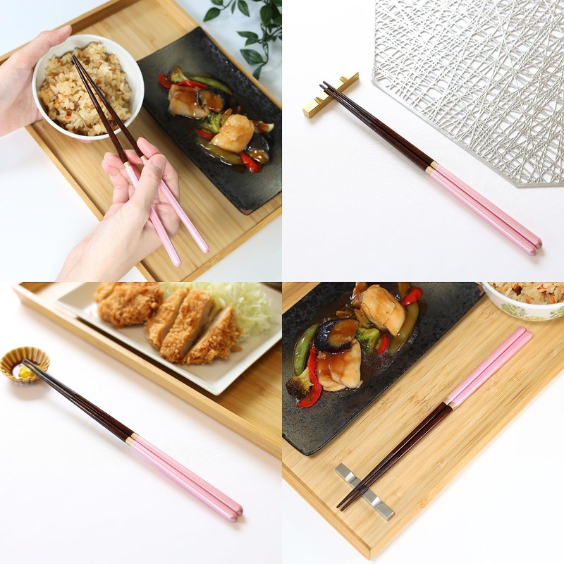 FlaColle Chopsticks Moon April Diamond Choose Your Birth Month Chopsticks