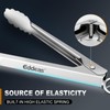 Eddeas 2 Pcs 7 Inch Small Tongs, Heavy Duty Stainless