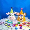 DIY Kids Party Hats & Games Kit - 12 Hats,