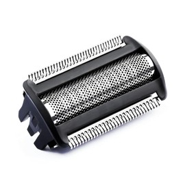 XPEX 1 x replacement shaving foil head for Brl140 Brl130 Bre620 Bre640 Bg2040 Bg2020, razor blades wet and dry shaving head, trimmer shaving head foil, replacement foil head (black)