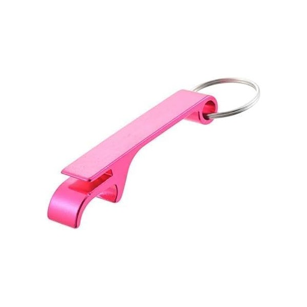 Pink Portable 4 Close 1 Bottle Opener Key Chain Key