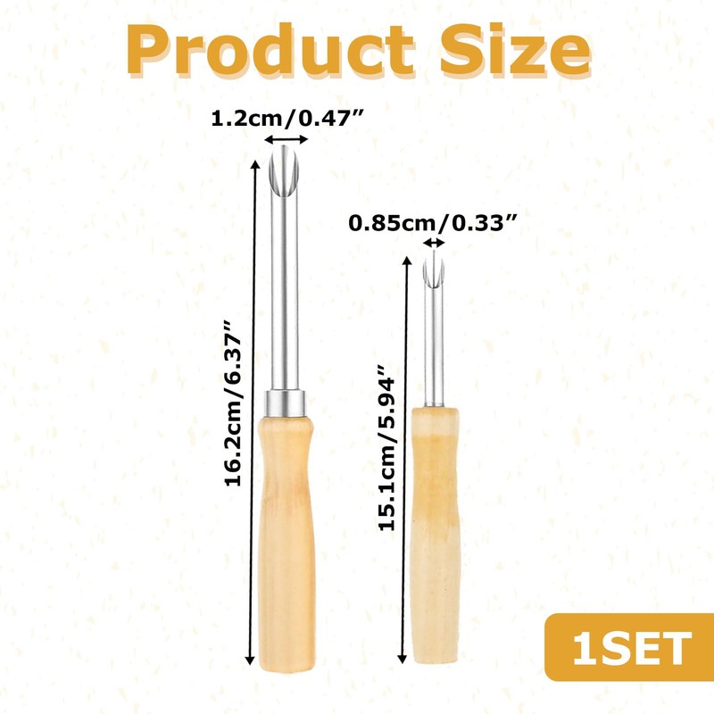 2 Pcs Straw Puncher For Plastic Lids Lemonade,Hole Puncher For