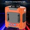 Greensen 10.000 MAh USB-Hüftventilator mit Trageband, Integrierter Typ-C-Eingangsanschluss, 3-Gang-LED-Licht, Nackenventilator,