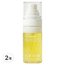 Sheaborne Yuzu Cream Mist, 2, 60ml / 쉬본 유자 크림 미스트, 2개, 60ml