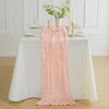 12PCS Cheesecloth Table Runner 10FT Gauze Boho Rustic Table Runner