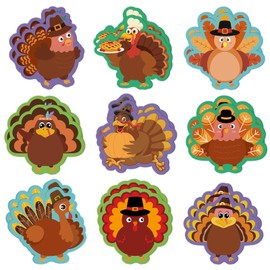 720 Sheets Turkey Sticky Notes, Funny Thanksgiving Sticky Notes Self-Adhesive Thanksgiving Notepads Turkey Self Sticky Memo Pads for Fall Thanksgiving Party Favors School Office Supplies