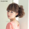 Scrunchie Round Curl Heat Resistant Maroon Brown