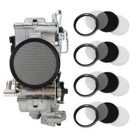 Jetsetmoto FCR Dustproof Filter Mesh for Genuine Funnel Compatible with FCR35/FCR37/FCR39/FCR41 Large Body Tri-Layer Construction (Coarse Fine Mesh + Sponge) ZRX1200R/XJR1300/GSX1100S Katana 75mm